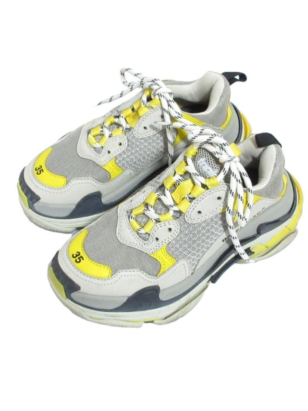 Balenciaga Triple S Dad Sneakers UK 2 Gray